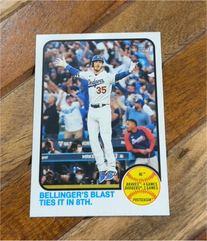 2022 Topps Heritage #202 Cody Bellinger — front