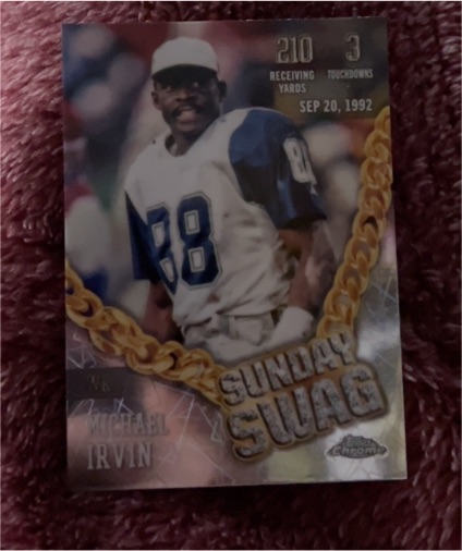 2024 Topps Chrome Sunday Swag #SS-12 Michael Irvin — front