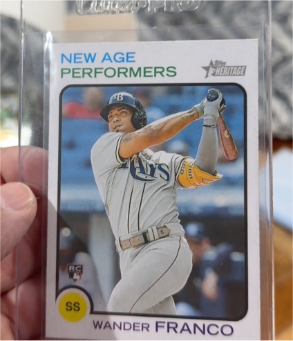 2022 Topps Heritage #NAP-1 Wander Franco — front