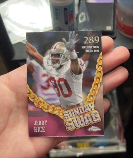 2024 Topps Chrome #SS-3 Jerry Rice Sunday Swag — front