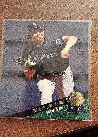 1993 Leaf #380 Randy Johnson — front