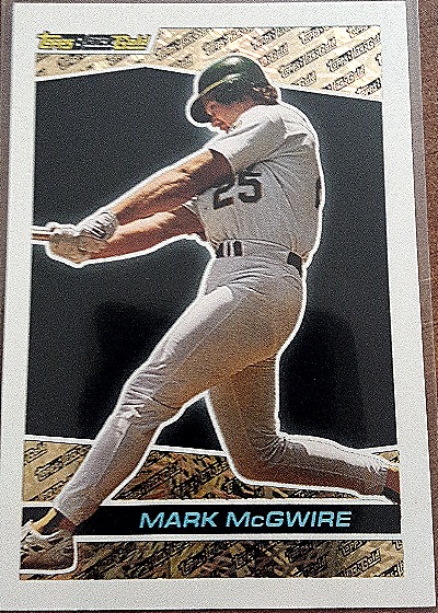 1993 Topps Black Gold #39 Mark McGwire — front
