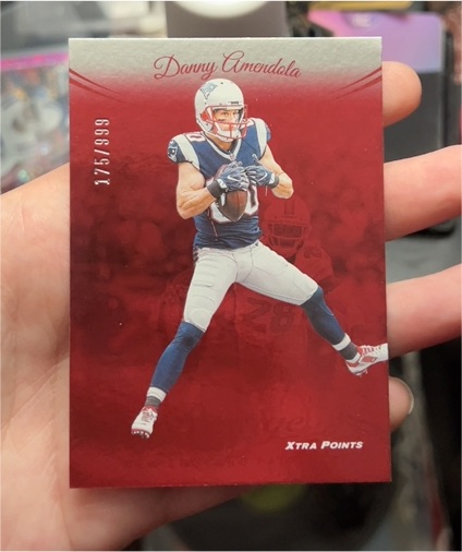 2024 Panini Prestige #209 Danny Amendola Xtra Points Red /999 — front
