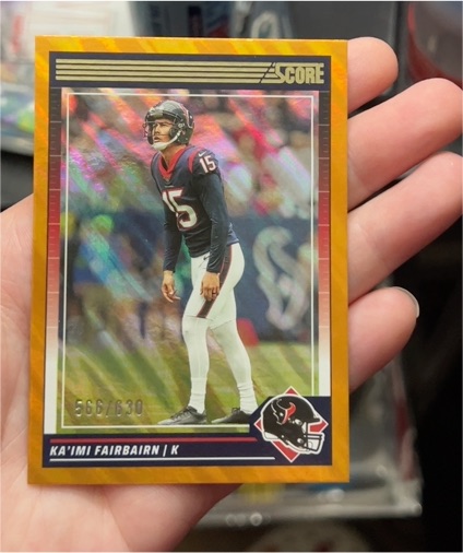 2024 Panini Score #115 Ka'imi Fairbairn — front