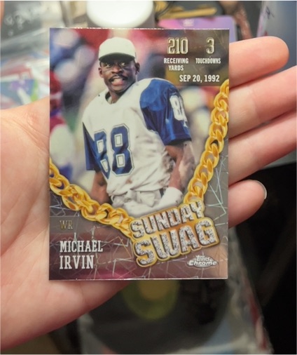 2024 Topps Chrome #SS-12 Michael Irvin Sunday Swag — front