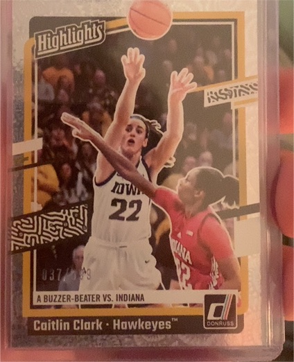 2024 Panini Donruss Highlights #H6 Caitlin Clark — front