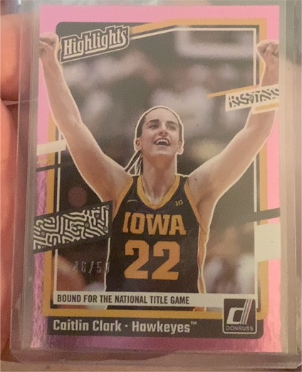 2024 Donruss Highlights #H9 Caitlin Clark — front