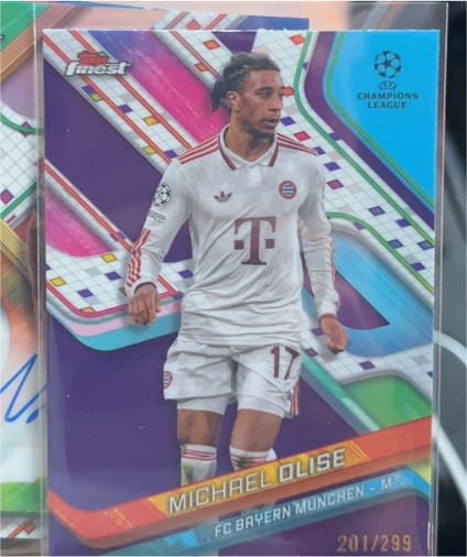2024-25 Topps Finest UEFA #130 Michael Olise — front