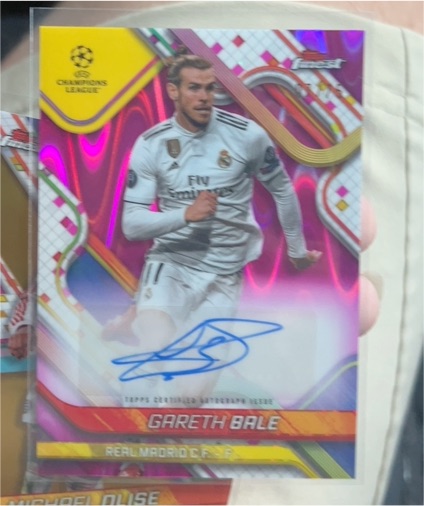 2024-25 Topps Finest UEFA UCC Gareth Bale — front