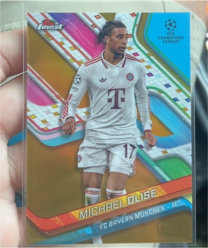 2024-25 Topps Finest UEFA Club Competitions #130 Michael Olise — front