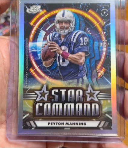 2024 Topps Chrome Cosmic #SC-13 Peyton Manning — front