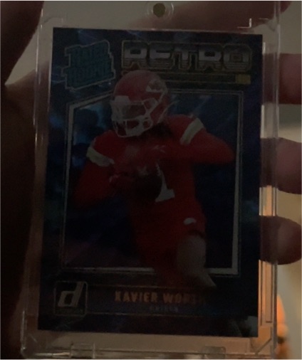 2024 Panini Donruss Retro Rated Rookie #14 Xavier Worthy — front