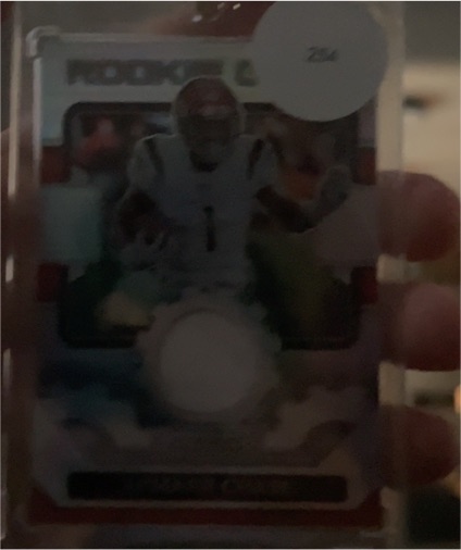 2021 Panini Prizm #RG-7 Ja'Marr Chase Rookie Gear Patch — front