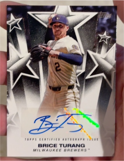 2025 Topps Series 1 Baseball Stars Autographs #BSA-BT Brice Turang — front