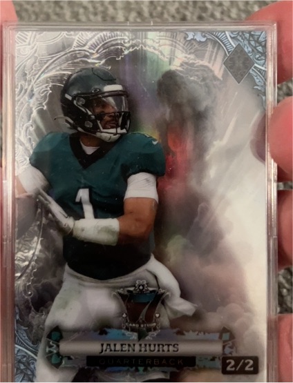 2024 Wild Card 7 Card Studs #7 Jalen Hurts — front