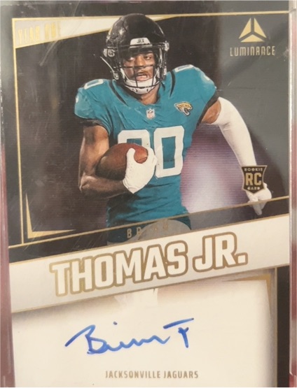 2024 Panini Luminance Year One #YOS-BTJ Brian Thomas Jr. — front