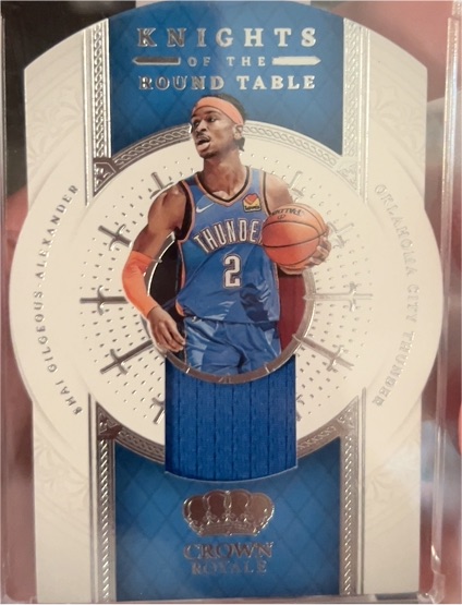 2021-22 Panini Crown Royale Knights of the Round Table #KR-SGA Shai Gilgeous-Alexander — front