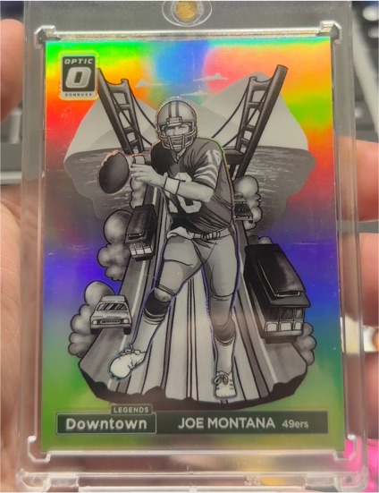 2024 Panini Donruss Optic Downtown Legends #1 Joe Montana — front