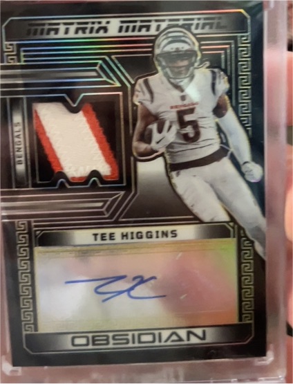 2023 Panini Obsidian #MMA-THI Tee Higgins — front