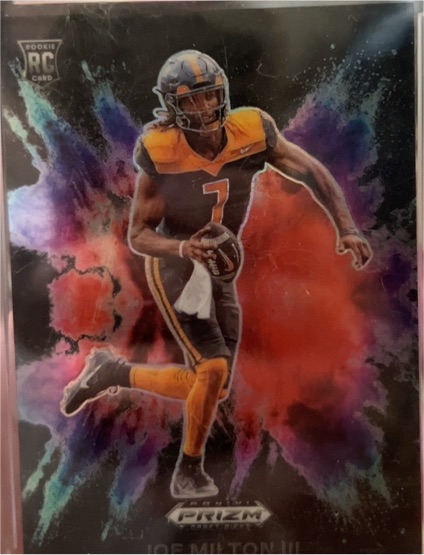 2021 Panini Prizm Joe Milton III Rookie Card — front