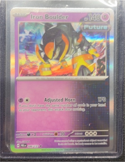 2024 Pokémon Scarlet & Violet #046 Iron Boulder — front