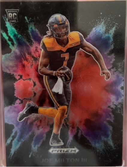 2022 Panini Prizm Rookie Card Joe Milton III — front