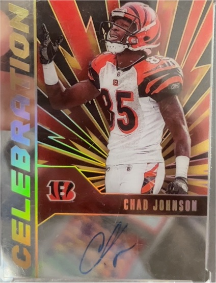 2020 Panini Celebration Chad Johnson Autograph — front