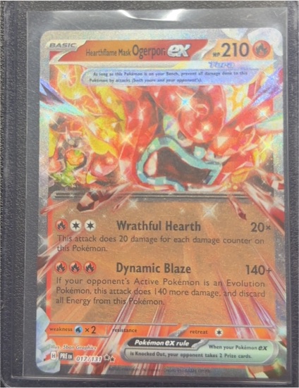 2024 Twilight Masquerade Hearthflame Mask Ogerpon ex #040/167 — front