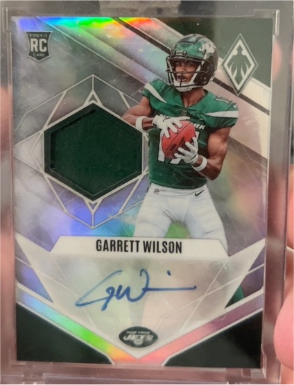 2022 Panini Phoenix #RJA-GW Garrett Wilson RPS Rookie Auto Jersey #/299 — front