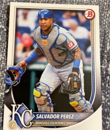 2025 Bowman #34 Salvador Perez — front