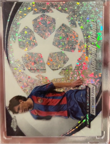 2023-24 Topps Chrome UEFA Club Competitions Starball Debut #SD-10 Lionel Messi — front