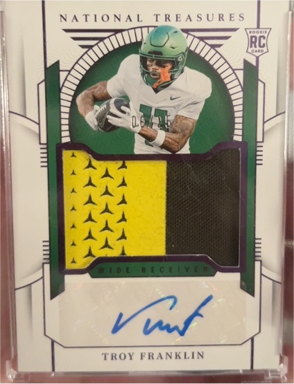 2024 Panini National Treasures #89 Troy Franklin — front
