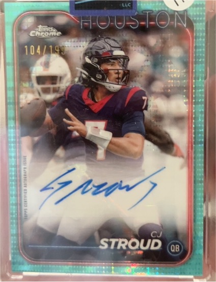 2024 Topps Chrome #104 CJ Stroud — front