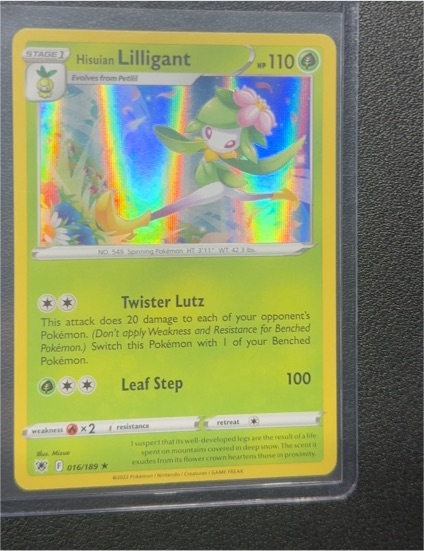 2022 Pokémon Astral Radiance #016 Hisuian Lilligant — front