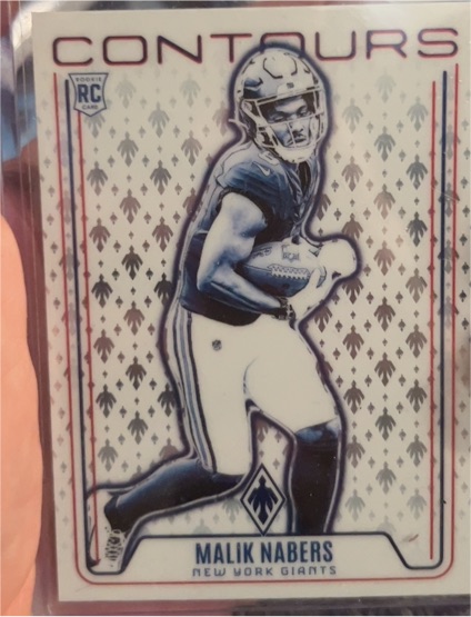 2024 Panini Phoenix #CON-MNS Malik Nabers Contours — front