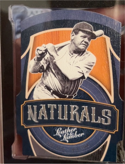 2019 Panini Leather & Lumber Naturals #N-10 Babe Ruth — front
