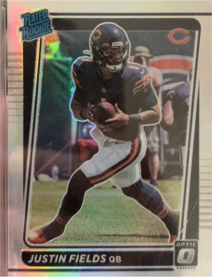2021 Donruss Optic #204 Justin Fields — front