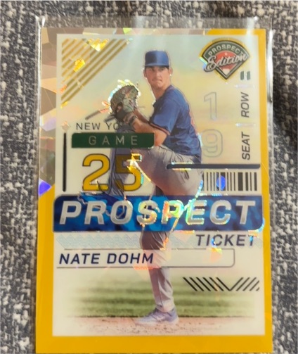2024 Panini Prospect Edition #25 Nate Dohm — front