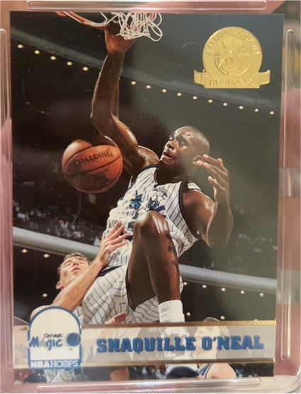 1993-94 NBA Hoops #155 Shaquille O'Neal — front