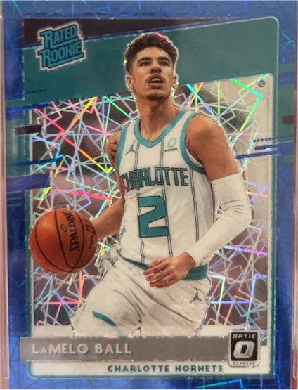 2020-21 Panini Donruss Optic #153 LaMelo Ball Rated Rookie — front