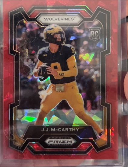 2024 Panini Prizm Draft Picks #132 J.J. McCarthy — front