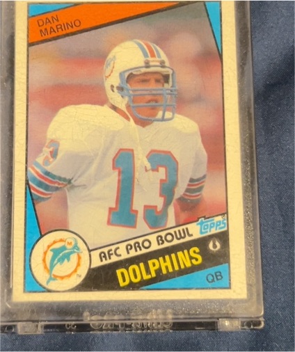 1984 Topps #123 Dan Marino Rookie Card — front