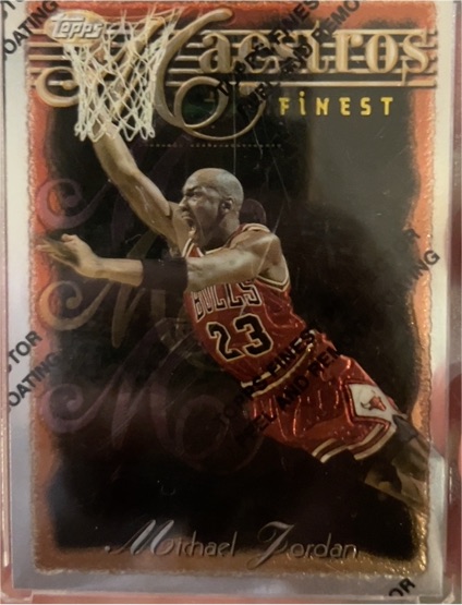 1996 Topps Finest Maestros Michael Jordan — front