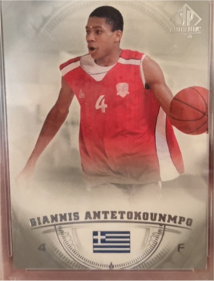 2013-14 SP Authentic #36 Giannis Antetokounmpo — front