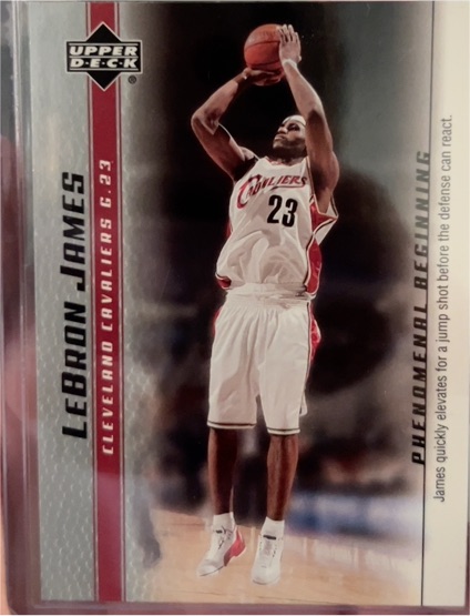 2003-04 Upper Deck Phenomenal Beginning #3 LeBron James — front
