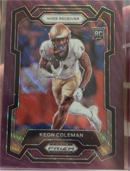 2024 Panini Prizm Draft Picks #120 Keon Coleman — front