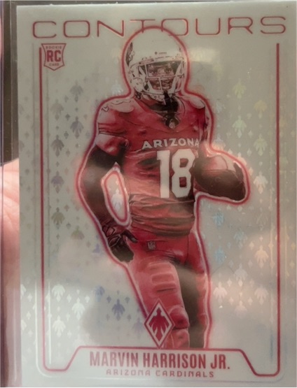 2024 Panini Phoenix #CON-MHJ Marvin Harrison Jr. Contours — front