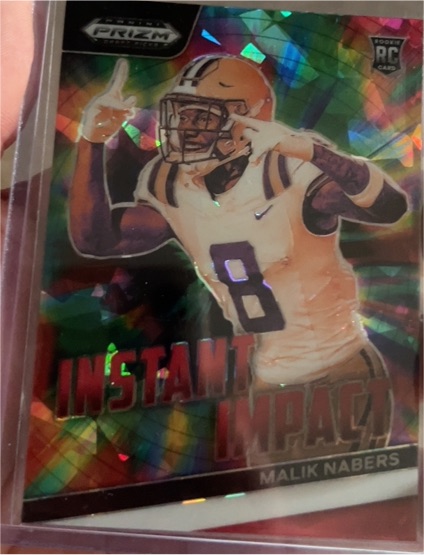 2024 Panini Prizm Draft Picks Instant Impact #II-MN Malik Nabers — front
