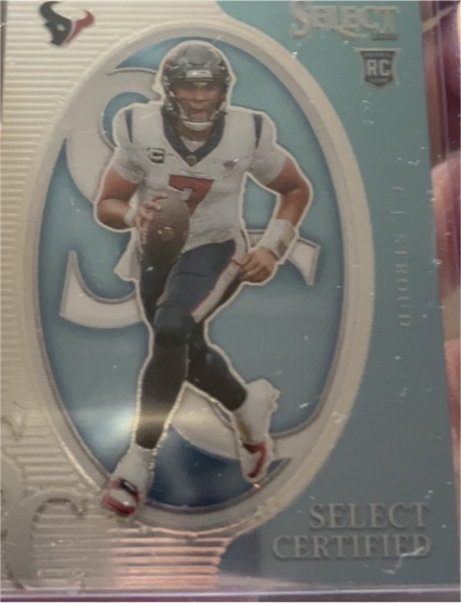 2023 Panini Select #CRO-CST C.J. Stroud Select Certified Rookies Houston Texans — front
