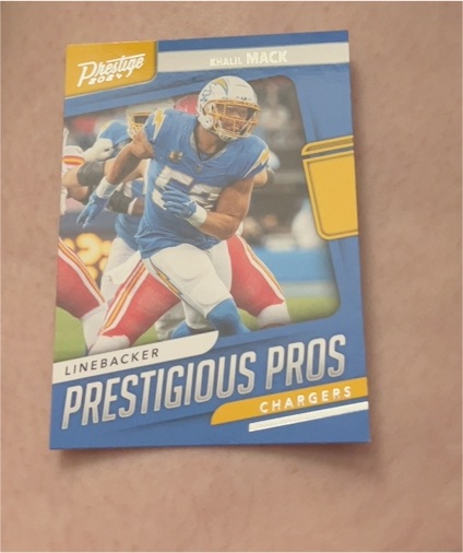 2024 Panini Prestige - Prestigious Pros #PP-KMK Khalil Mack — front
